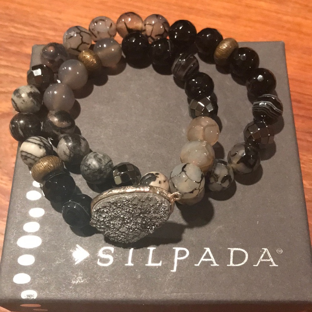 Silpada double wrap bracelet